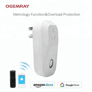 <strong>Au</strong>/UK Chip ESP8266 Alexa Wireless Standard Smart Wall Socket Wifi Mini Electrical 16A <strong>Remote</strong> Control Voice Circular Smart Plug - Product Image 4