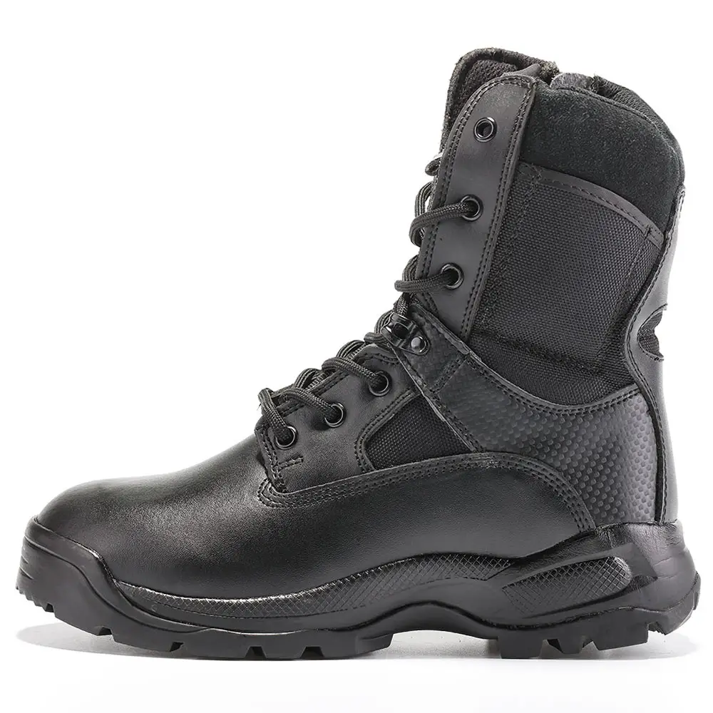 Wasserdichte schwarze Stiefel Wanderschuhe taktische Trainings schuhe für Männer