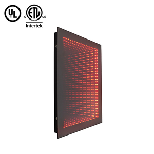 装饰壁镜矩形无边镜浴室镜带led灯 - Product Image 1