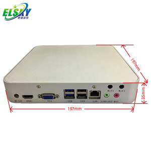 2025 ELSKY DDR3 SSD 128GB Thin Client WIFI Barebone 4K Core I3 I5 I7 Mini <strong>Computer</strong> PC 32G RAM With VGA 1HDMI <strong>Linux</strong> <strong>System</strong>