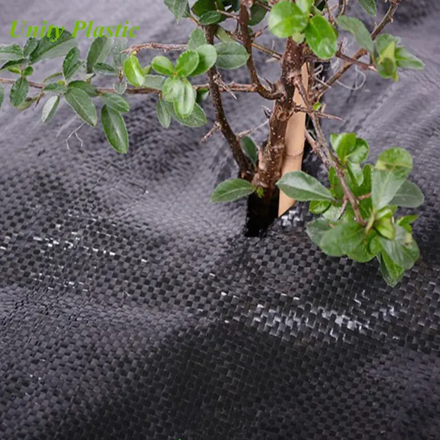 Биоразлагаемый полипропиленовый тканевый Ландшафтный материал, матирование сорняков вокруг деревьев