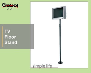 Kệ Có Thể Điều Chỉnh Được, Kệ Trưng Bày Truyền Hình Xoay Được Với Giá Đỡ TV <span class=keywords><strong>LCD</strong></span> LED Xe Đẩy - Product Image 3