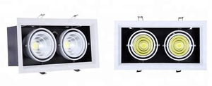 30 W (2*15 W) LED gömme kare çift kafa Izgarası Downlight - Product Image 3