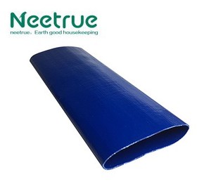 Plastik esnek PVC su deşarj sulama boru yassı hortum