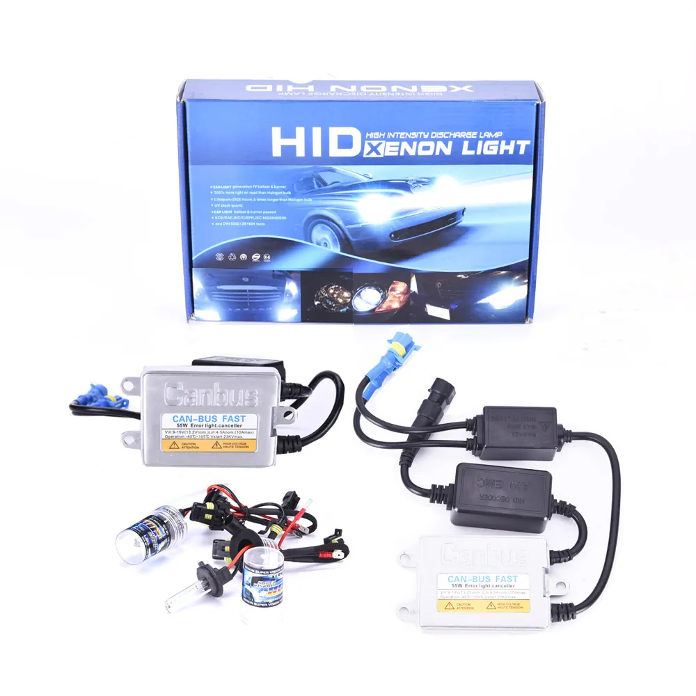 55W ince Canbus hızlı başlangıç HID Xenon kiti D1S D3S Bi Xenon HID tüm arabalar için