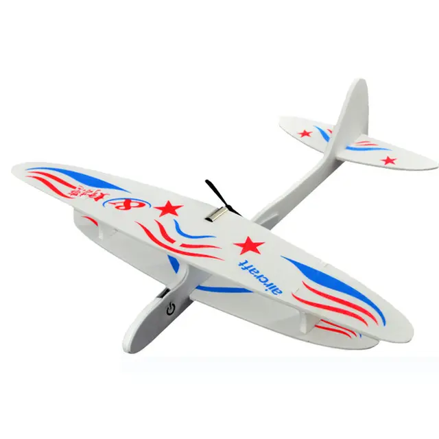 Usb ricarica lancio di schiuma giroscopica aereo per bambini giocattolo regalo Hobby radiocomando stile R/c aliante plastico vendita calda 15 secondi