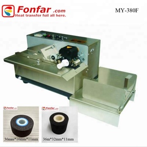 Suministro de fábrica DS1108/DS1118 MY380F Piezas de codificador por lotes de tinta seca Rodillo de tinta sólida caliente negro para codificación e impresión de fecha a la venta - Product Image 4