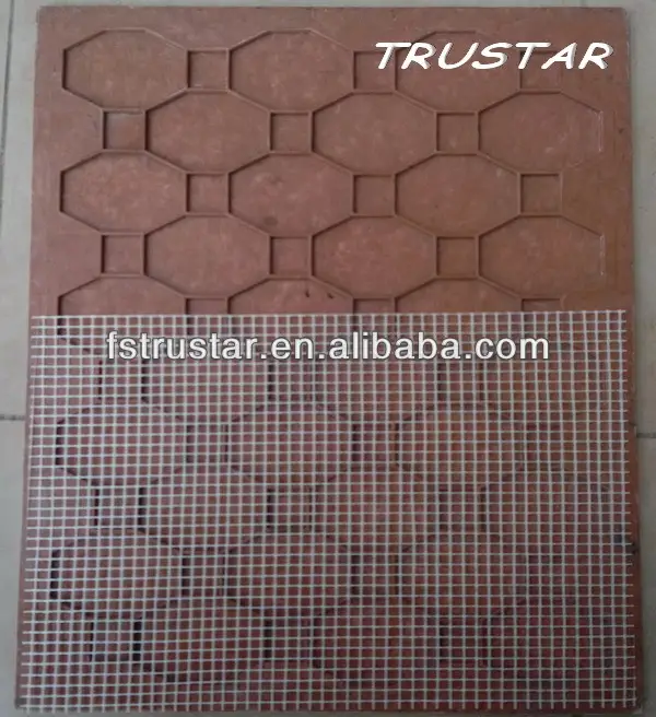 Venta caliente Piedra del azulejo de mosaico de fibra de respaldo de malla para baldosas de piedra de foshan TRASTAR