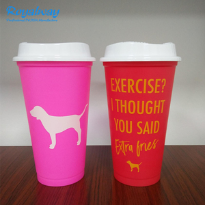BPA Free <strong>Cheap</strong> Promotional Reusable <strong>Plastic</strong> Coffee <strong>Cup</strong>, Single Wall Reusable Coffee Juice <strong>Cup</strong> - Product Image 3