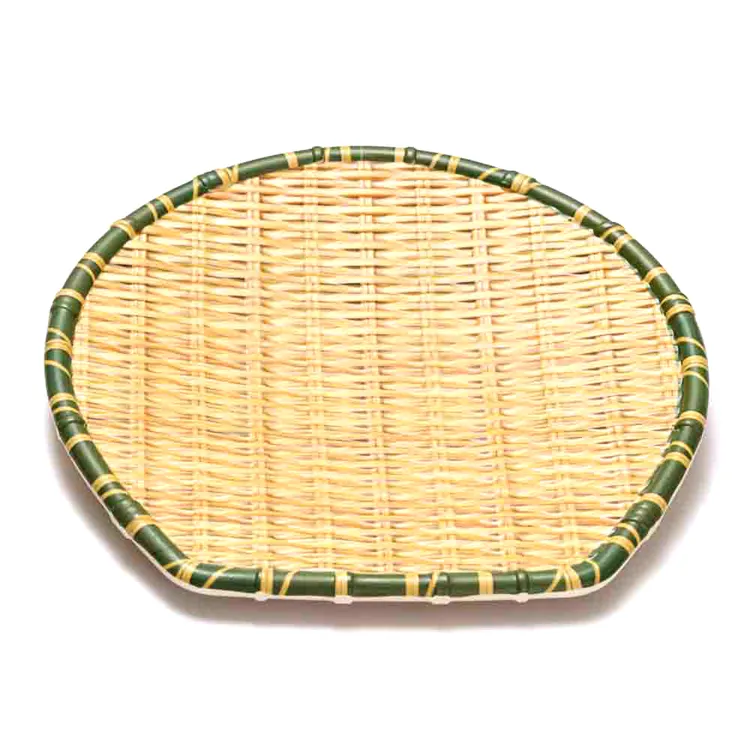 Bandeja de madera de bambú de melamina para sushi, último diseño, nivel superior, 100%