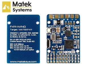 Системы Matek F411-WING STM32F411 игровые джойстики управление с inavosd MPU6000 BMP280 для FlyWing с неподвижным крылом RC самолет - Product Image 2