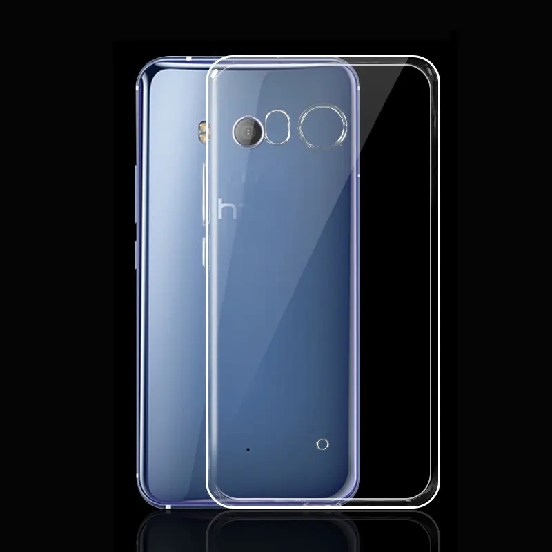 Ultra Thin Trong Suốt Mềm Gel TPU Silicone Trường Hợp Bìa cho HTC U 11