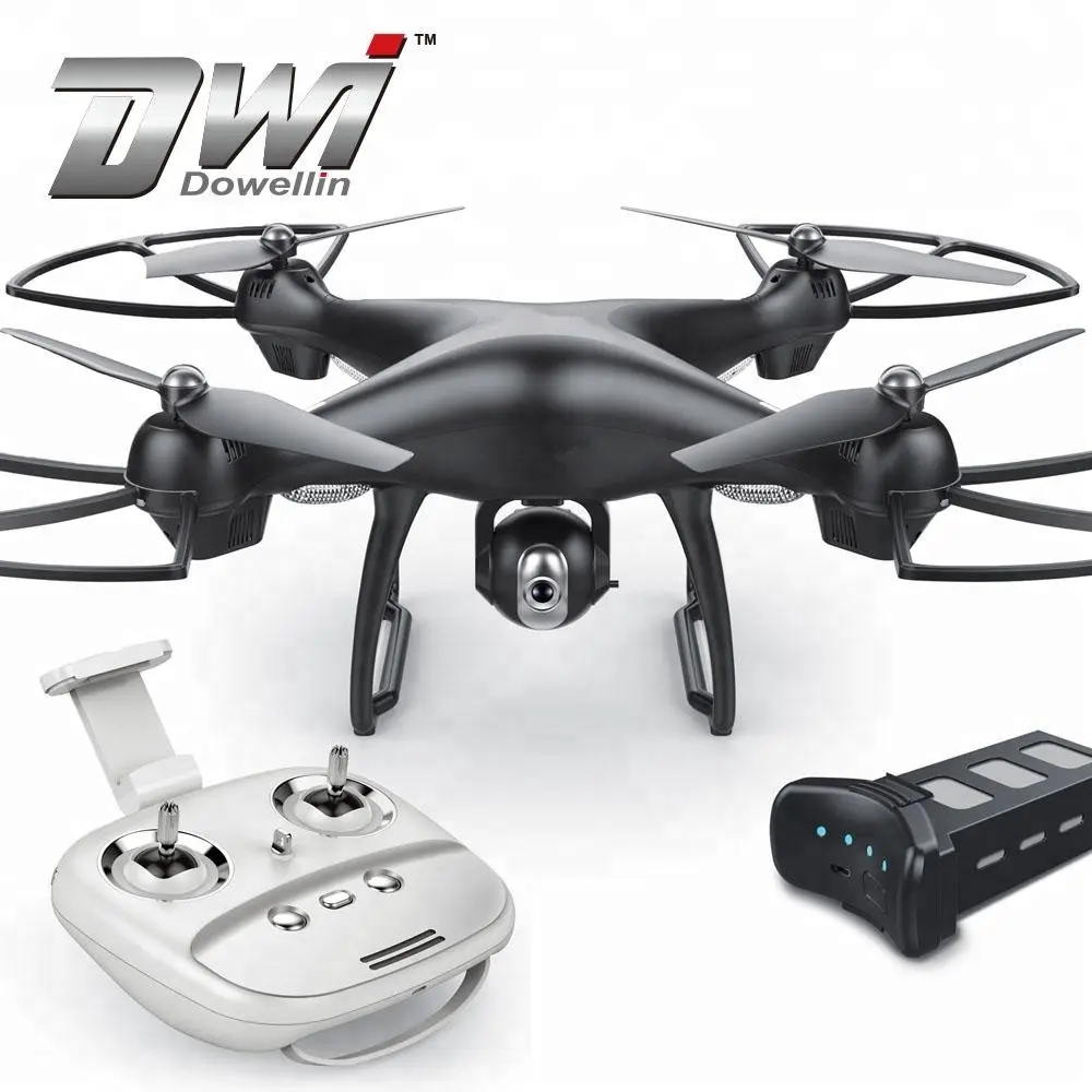DWI S70W Big WiFi FPV Flying Helicopter Camera Follow Me quadcopter drone con GPS