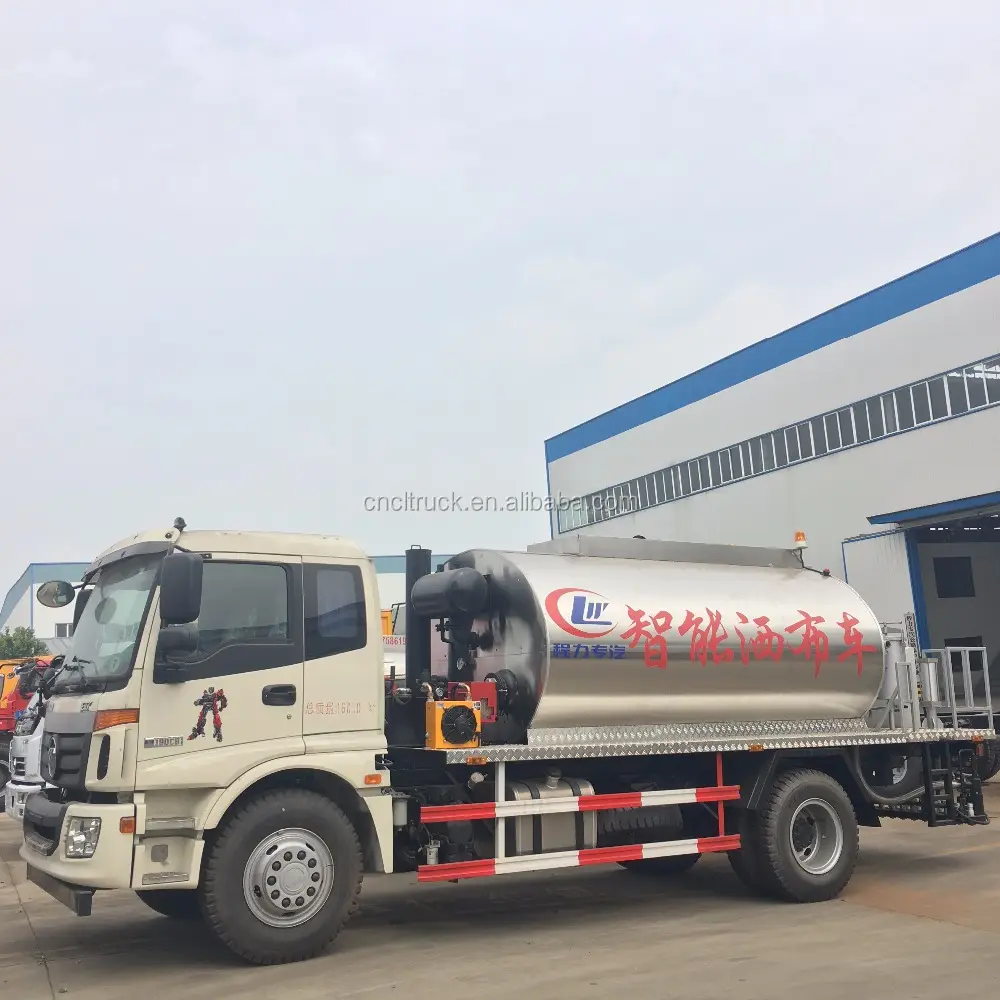 9mt 10mt Bitum Tanker Truck Thông Minh Nhựa Đường Spreader