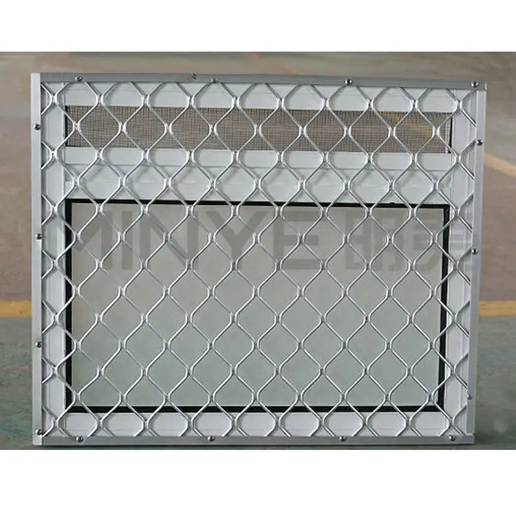 Calandre antivol en aluminium, 10 pièces, maille de fil métallique, Grille de sécurité, fenêtre d'écran