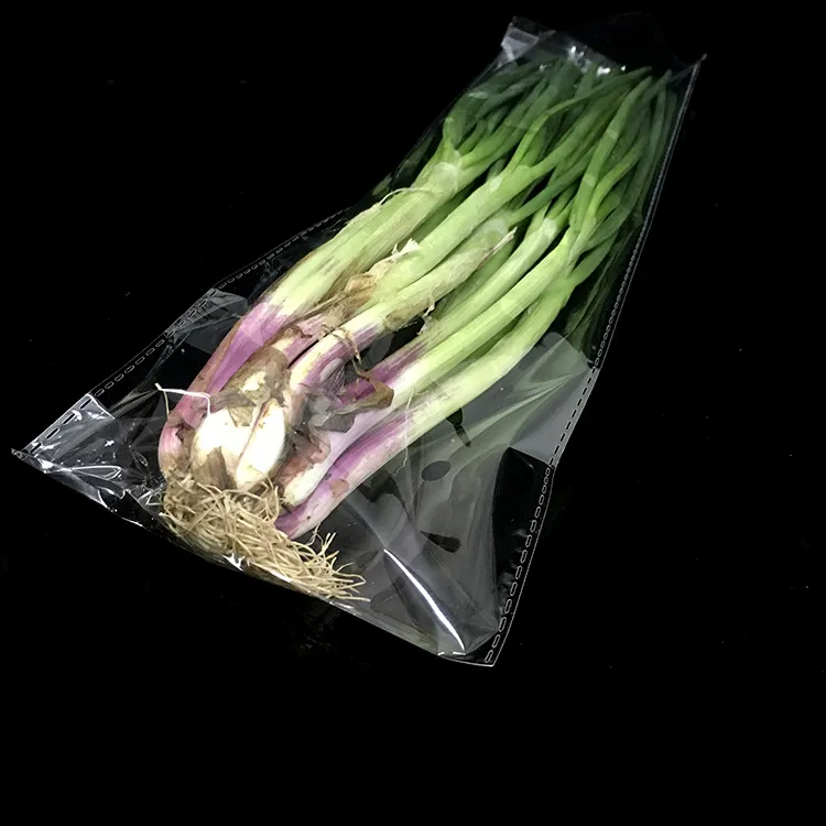 Sac de finition en plastique, récipient Transparent opp micro perforé pour aliments