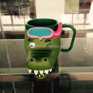 キッズ3DプラスチックソフトPVC漫画飲用カップ - Product Image 3
