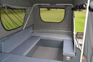 Çekme karavan kamp römorku Off Road ön katlanır römork çadırı