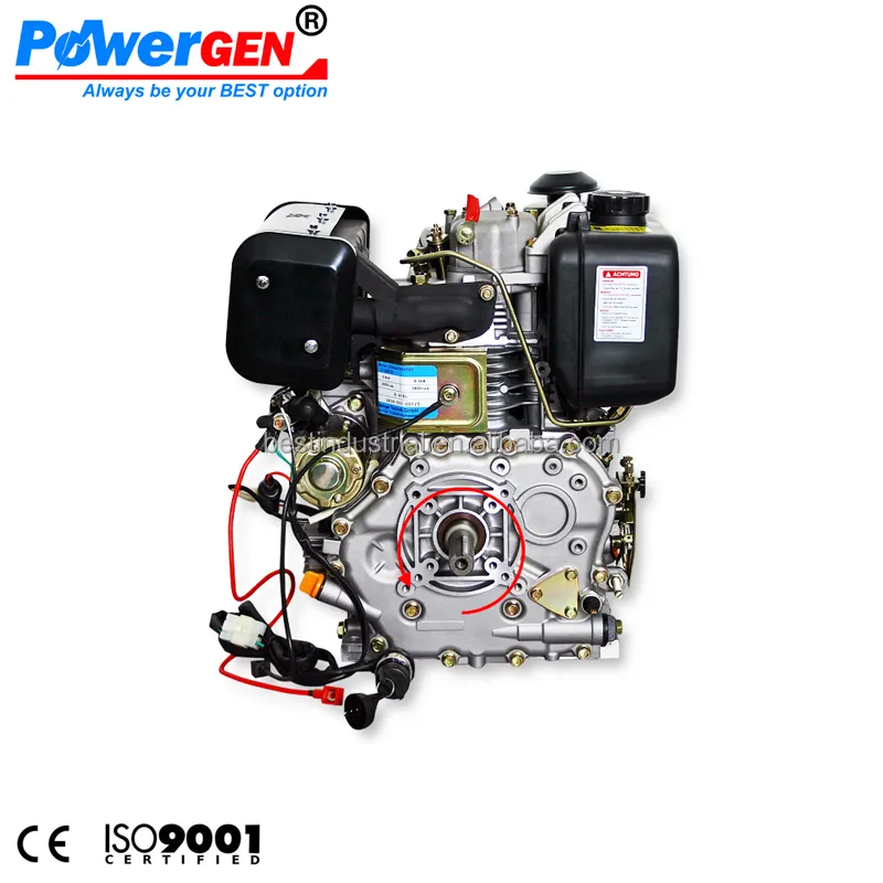 מכר POWERGEN פעימות צילינדר יחיד מקורר אוויר מנוע דיזל 10 HP