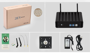 XCY Mini PC Core I5 DDR3 u DDR3 Mini masaüstü oyun bilgisayarı HTPC Win 10 Linux masaüstü bilgisayar - Product Image 6