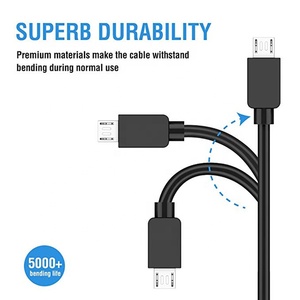 480 Mbps 1M Micro <strong>USB</strong> Charging Cable Cord for PS4 <strong>Controller</strong> PVC Jacket Data Sync Charger Cable for Camera and <strong>Computer</strong> - Product Image 4