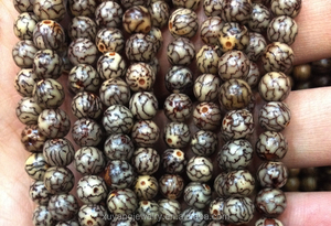 Natural Bodhi Seed Mala <strong>Prayer</strong> Round Beads (AB1543) - Product Image 3