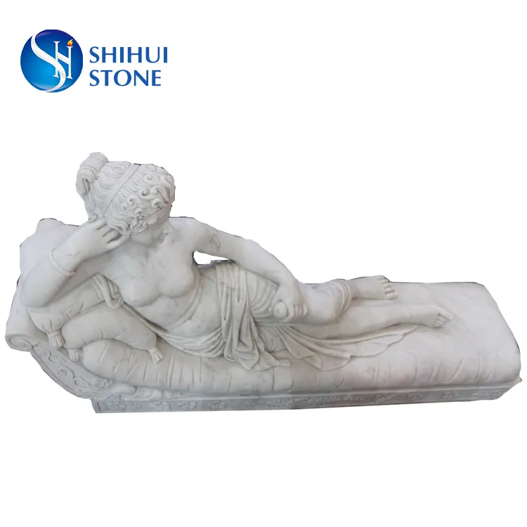 Mulher nude natural agradável esculpir pedra estátua escultura de mármore, abstrato figura de pedra escultura