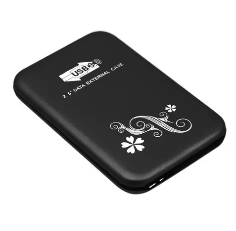 HDD Caso 2.5 USB 3.0 strumento di trasporto external hard drive case in alluminio e plastica hdd da 2.5 "hard disk external hard drive case