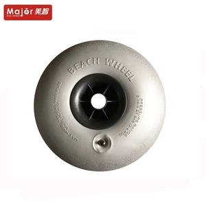 320mm rond en forme de Graisse Pneu Basse Pression non roulement pneumatique Chariot De Plage De Sable de roue de ballon - Product Image 2
