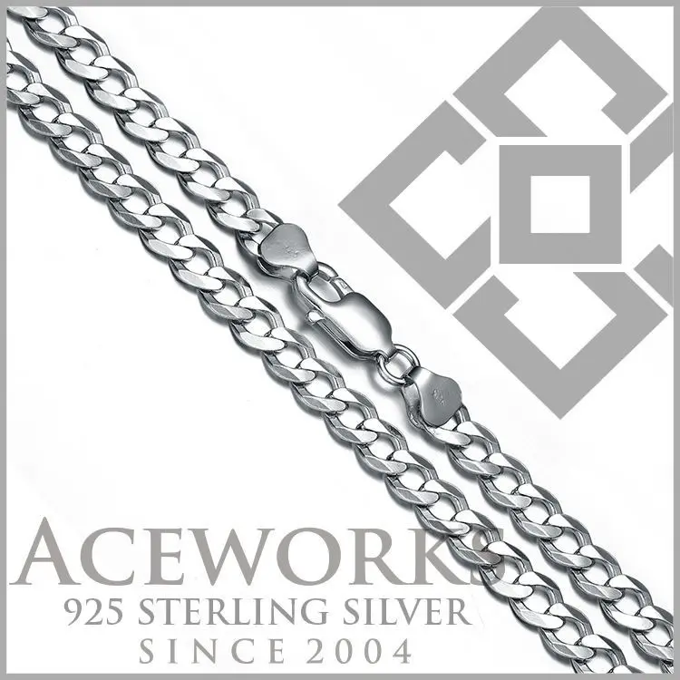 Fabricant d'origine Vente en gros Chaîne gourmette en argent sterling 925 hiphop Chaîne à maillons cubains Chaîne collier pour homme