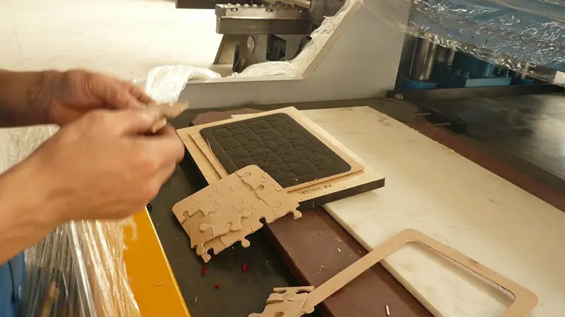 Papier Puzzel Making Machine/Puzzel Sterven Snijmachine