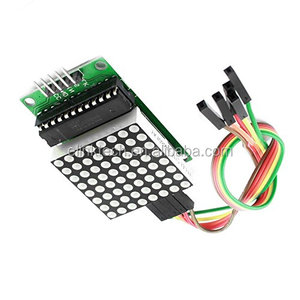 MAX7219 Dot Led Matrix Modul MCU LED Display Steuer modul Kit Auf Lager Unterstützung Stückliste - Product Image 2
