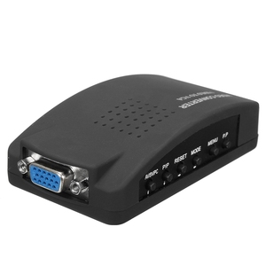<strong>BNC</strong> Digital AV / S Video to VGA RCA TV Signal Converter Adapter Resolution Video Switch Conversion for Laptop PC - Product Image 2