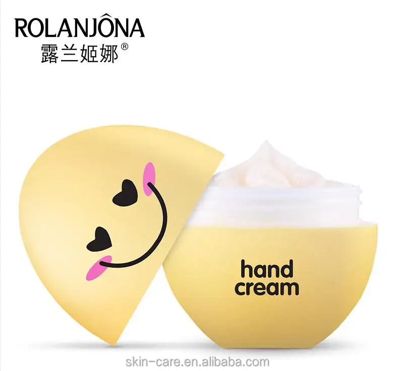 Rolanjona 제조 귀여운 재미 계란 모양 꿀 최고의 손 발 미백 크림