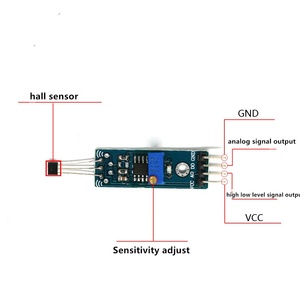Taidacent 8。3mV/G Analog Magnetic Field Sensors Linear Hall Effect Magnetic Sensor Magnetic Field Intensity Induction Switch - Product Image 4