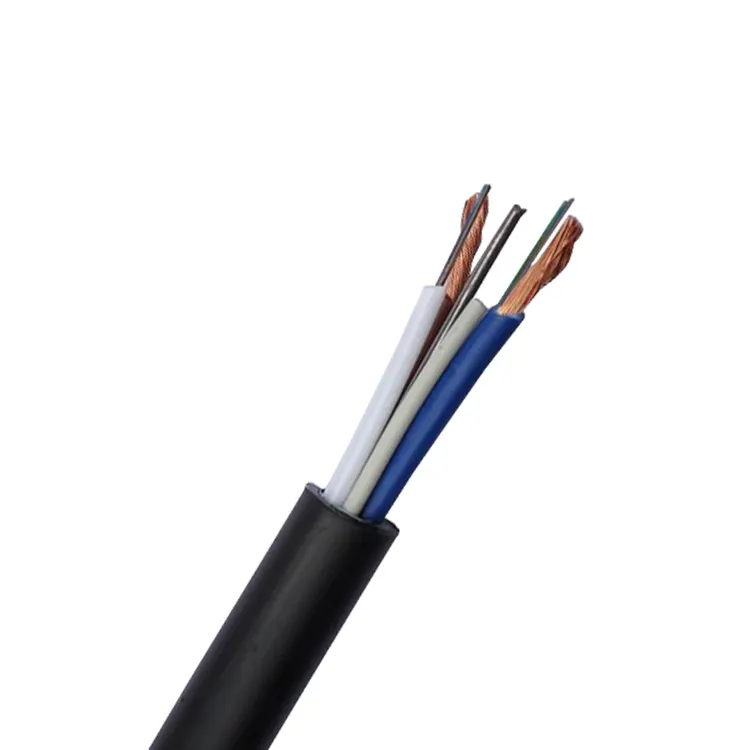 Cable de fibra óptica híbrido de 2 núcleos antiroedores de modo único de China