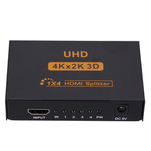 4k * 2k 4k x 2k 1 em 4 out hdmi splitter 1x4 hdmi splitter Suporte Ultra HD 3D para Monitores de Projetos HDTV