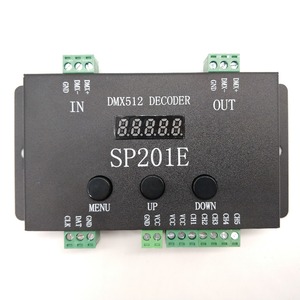 DMX512 декодер для spi-сигнала адресуемых пикселей RGB LED 5 канала ШИМ-выход WS2812B UCS1903 TM1804