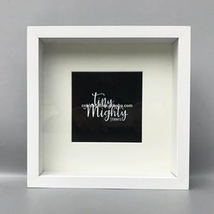 Khung Hiển Thị Sâu 23X23Cm, Khung Hộp Bóng Với Khung Hình, Khung <span class=keywords><strong>Ribba</strong></span> Kính Điển Hình - Product Image 3