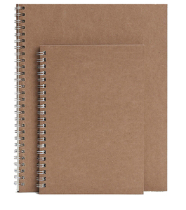 Forniture Per Ufficio scuola A5/<span class=keywords><strong>A4</strong></span> Formato Personalizzato Logo Coperchio Della Carta Kraft Interno Governato 2/5mm Dot Griglia Notepad <span class=keywords><strong>Notebook</strong></span>