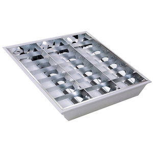 Đèn Lưới Parabol Huỳnh Quang Hai Ống 1200X300Mm Đèn Hắt Sáng Bằng Nhôm - Product Image 2