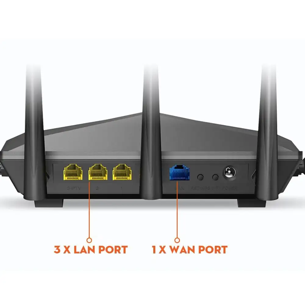 Mi WiFi נתב אלחוטי חכם אינטרנט נתב WiFi מהדר 5 אנטנות להקה כפולה 5G & 2.4G Wifi סיבי לבית משרד