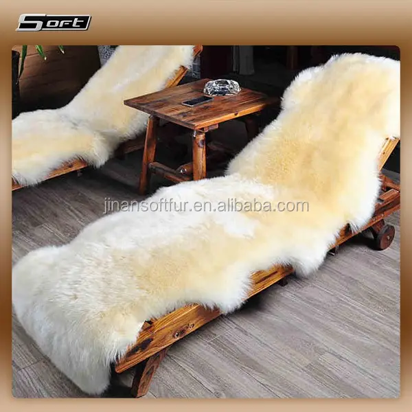 Real Australian Long Hair Sheepskin Fur Lambskin Area Carpet