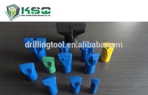 7 grau cônico chipways <span class=keywords><strong>flat</strong></span> cinzel broca com usinagem cnc para pedreiras