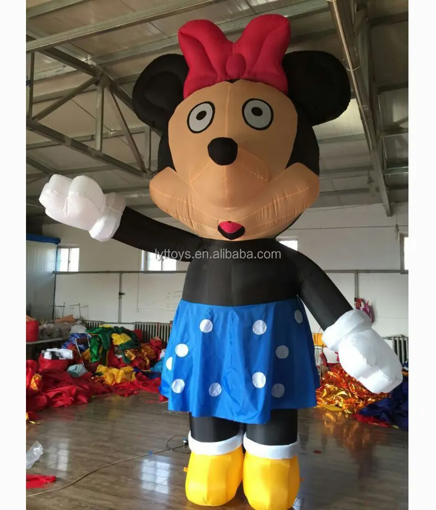 Gigante Ratón mickey inflable modelo de dibujos animados juguete de publicidad