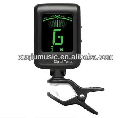 Mini Clip-on Tuner para Guitarra, Baixo, Violino e Ukulele