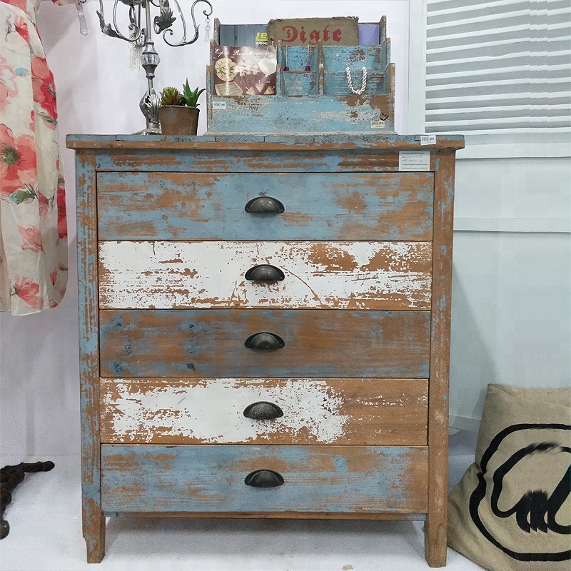 Shabby chic blu