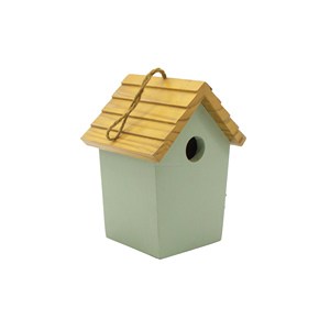 บ้านนกแฮนด์เมดแฮนด์เมดทำจากไม้สนแข็ง,สำหรับนกกระจอกนกรักนกฮัมมิ่ง - Product Image 1