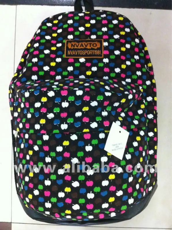 new 2012 child school bag backpack fashion leisure canvas bag