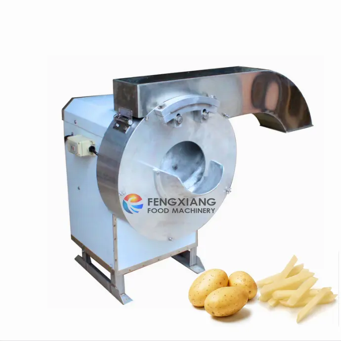 Máquina de corte automática de batatas fritas, máquina trituradora de taro e gengibre, FC-502